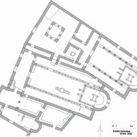 Floor plan of early Christian Basilicas.