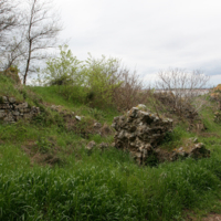 Byzantine Walls of Polystylon, from the east side.