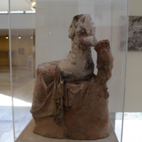 Clay statuette of Aphrodite.