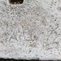 Carvings in the portico.