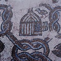 Detail of mosaic floor.