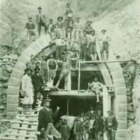 The construction of tunnels.