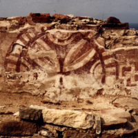 Rosette cross as it was originally found.