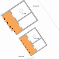 Floor plan of the Sanctuary. Portico.