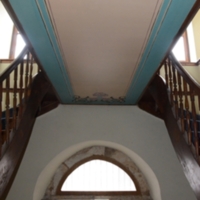 Αρχοντικό Άννας Καλούδη – Κουγιουμτζόγλου. Η σκάλα.
