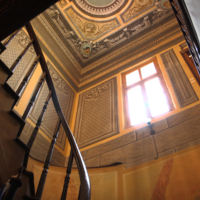 Folklore and Historical Museum of Xanthi. The staircase inside the building.