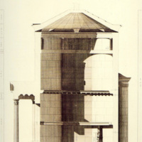Τομή που δείχνει το εσωτερικό του Πύργου.