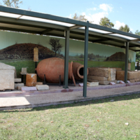 Exhibits at the archaeological site of Abdera.