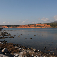 The ancient and modern port of Maronia.