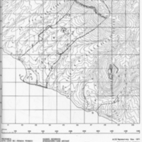 Topographic diagram of the walls.