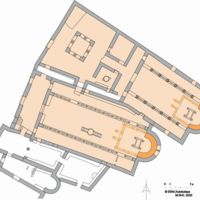 Floor plan of early Christian Basilicas. The Sanctuary.