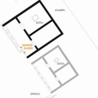 Floor plan of the Sanctuary. Ionic columns