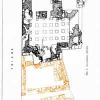 Drawing of the baths. Hearth.