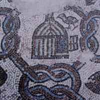 Detail of mosaic floor.