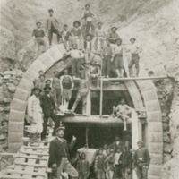 The construction of tunnels.